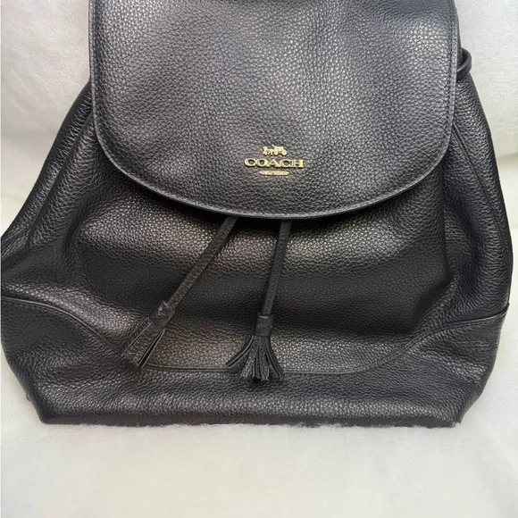 Coach | Bags | Coach Black Pebbled Leather Elle Backpack With Gold Hardware | Poshmark Coach | Bags | Coach Black Pebbled Leather Elle Backpack With Gold Hardware | Poshmark